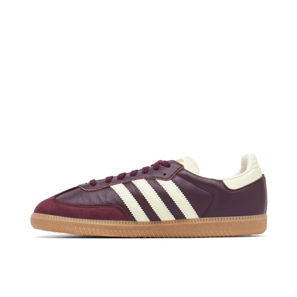 Adidas Samba OG Maroon Cream Womens - 3