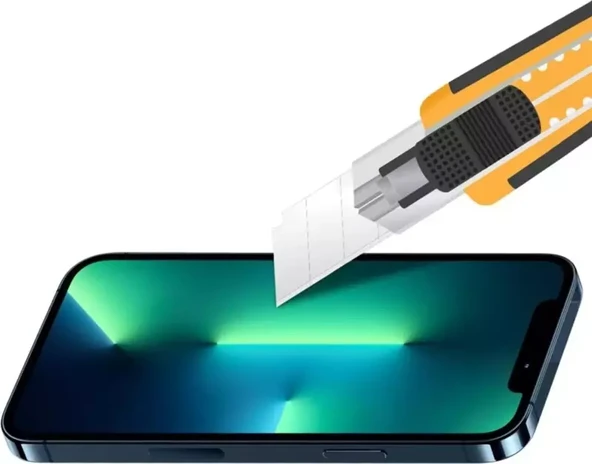 Buff Labs Buff Iphone 13 Pro Max Uyumlu 5D Glass Anti Hacker Ekran Koruyucu - 2