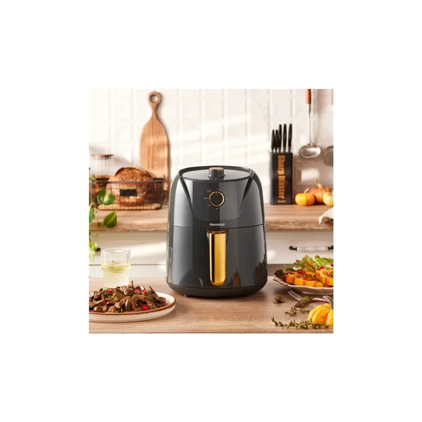 HOMEND AIRFRYDAY 2505H AIRFRYER ANTRASIT - 2