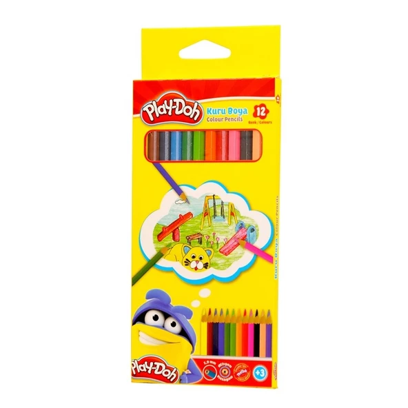 PLAY-DOH KURUBOYA (ALTIGEN) 12'Lİ TAM BOY