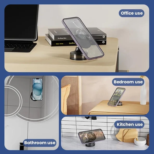 E2M CCT29 Vakumlu Manyetik Telefon Tutucu - 5