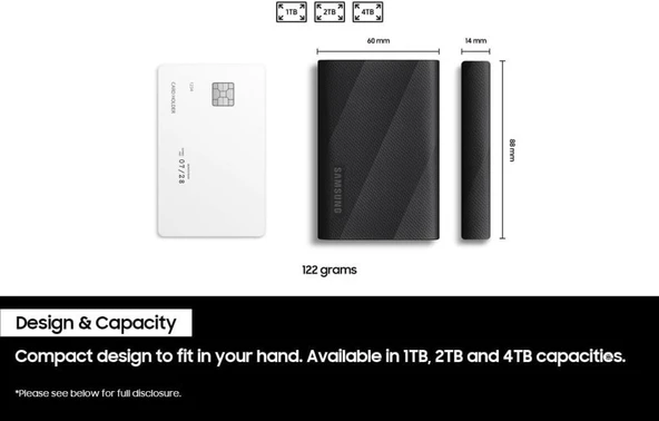 Samsung T9 MU-PG2T0B/WW USB 3.2 2 TB Taşınabilir SSD - Outlet - 3