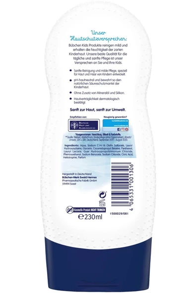 Bübchen Çocuk Şampuan&duş Jeli 2 In 1 Soft Darling 230 ml - 2