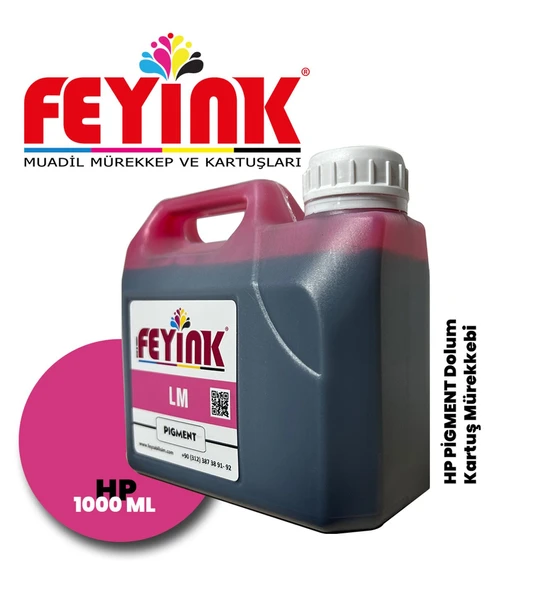 Feyink Hp Z Serisi Plotter Pigment Kartuş Dolum Mürekkebi Z2100/Z5200/Z5400/Z5600/LM (Light Magenta