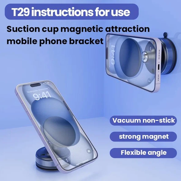E2M CCT29 Vakumlu Manyetik Telefon Tutucu - 3
