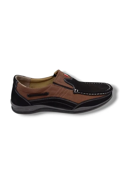 Master 1702-25 Hakiki Nubuk Deri Anatomik Casual Erkek Ayakkabı Kahve Vizon - 2