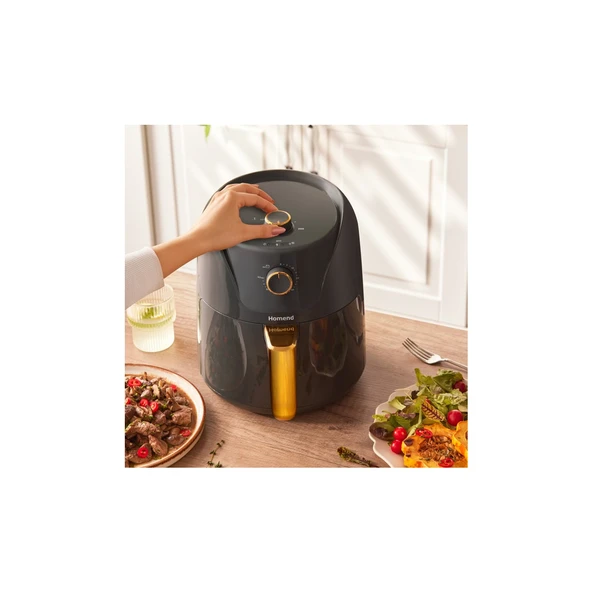 HOMEND AIRFRYDAY 2505H AIRFRYER ANTRASIT - 4
