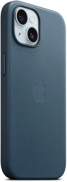 iPhone 15 MagSafe Özellikli Mikro Dokuma Pasifik Mavisi Kılıf MT3G3ZM/A Outlet