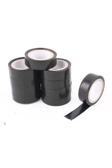 Günsan Elektrik Izole Bant Siyah 0,13 Mmx18 Mm 10 Mt 10 Adet - Elektrik Bandı - 2