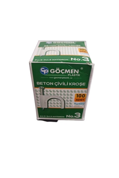 Çelik Çivili Kroşe Çivili Kroşe 3 No 100 Adet