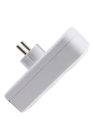 AHSAN AYD.3'Lü Fiş Priz Kablosuz Topraklı Çoklu Grup Priz Çoğaltıcı Üçlü Golyat Elektrik Pirizi - 2