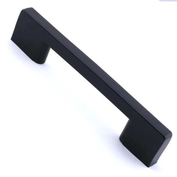 (SERT PLASTİK) 20 Adet Köprü 96 Mm Siyah Mobilya Mutfak Çekmece Dolabı Dolap Kulbu Kulpu Kulpları - 7