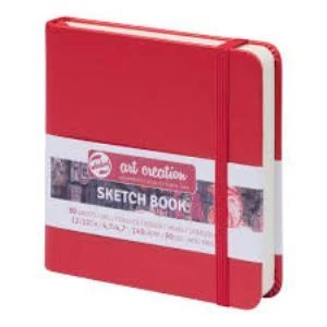 TALENS ART SKETCH BLOCK RED 12X12 140gr ürün görseli