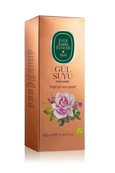 Eyüp Sabri Tuncer Makyaj Temizleyici ,Tonik,Dogal Gül Suyu 350 ml Vegan - 2