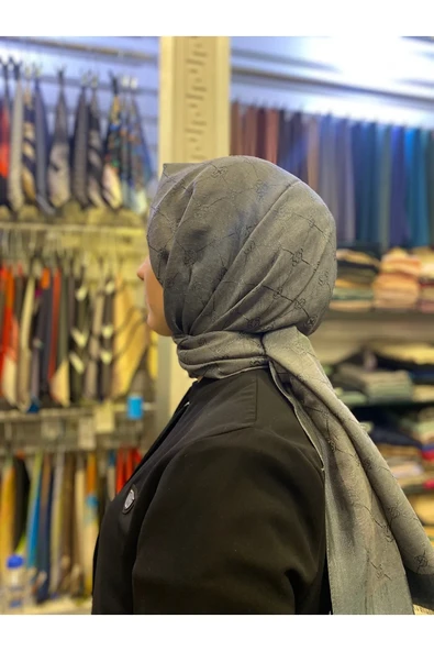 Koza %50 Flush %50 Cotton Şal - 75 x 190- 1050950-08 - Resim 2