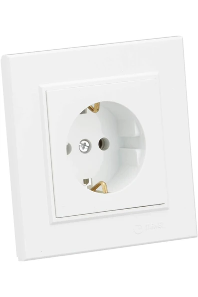 Storemax Brsshp Karea Topraklı Priz, Beyaz Starcollection 865301