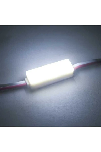 Motorobit 3Lü Mercekli Mini Modül Led - Beyaz 12V 0.5W - 2