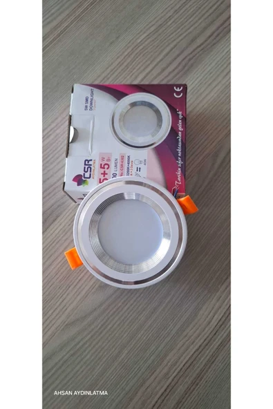 Csr 3 Renk Spot Beyaz-Krom Işık Renkleri Beyaz,Ilıkbeyaz Vegünışığı