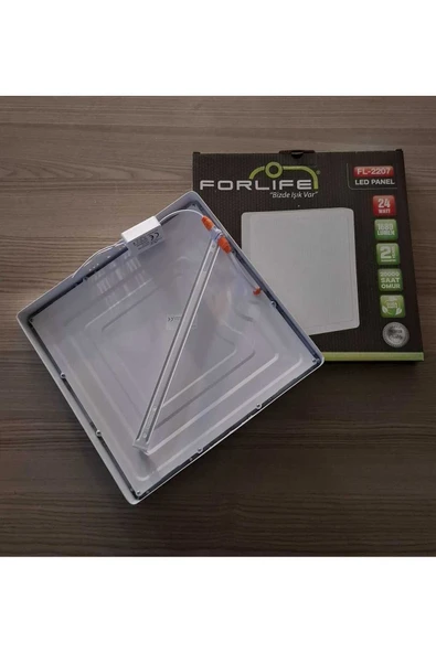 Ledim Beyaz Ledli 24 Watt Kare Sıva Üstü Led Panel Tavan Armatürü Spot Led Lamba Adaled - 5