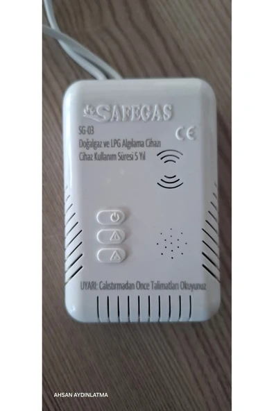 Safegaz Doğalgaz Ve Lpg Gaz Alarm Dedektörü - 3