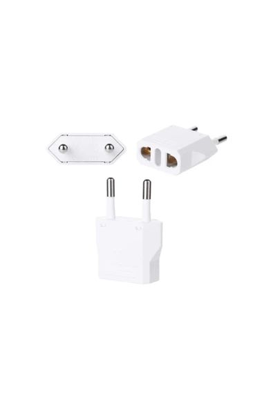 Depa De-Pa 11115 Amerikan Priz Çevirici Usd To Eu Fiş Çevirici (Beyaz)