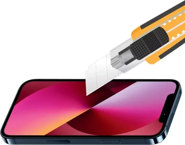 Buff Labs Buff Iphone 13/13 Pro 5D Uyumlu Glass Anti Hacker Ekran Koruyucu - 2