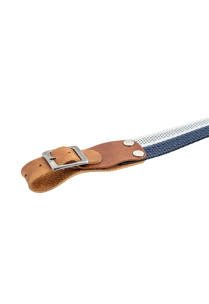 Tüfek Askı Kayışı - Savage - 3.5 cm Kolon - Beyaz/Lacivert - Resim 4
