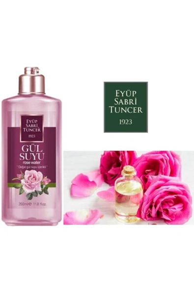 Eyüp Sabri Tuncer Doğal Gül Suyu 350 ml X3 Adet - Resim 3
