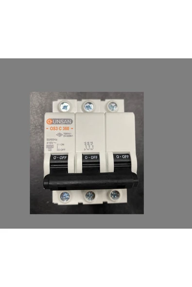 Home Günsan Valta 3X32 Amper C Tipi Otomat Otomatik Sigorta 6 Ka