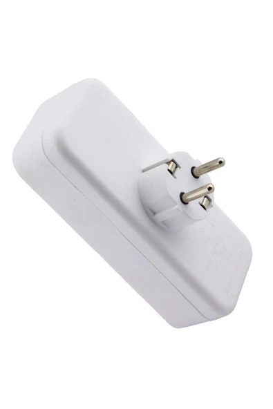 AHSAN AYD.3'Lü Fiş Priz Kablosuz Topraklı Çoklu Grup Priz Çoğaltıcı Üçlü Golyat Elektrik Pirizi - 3