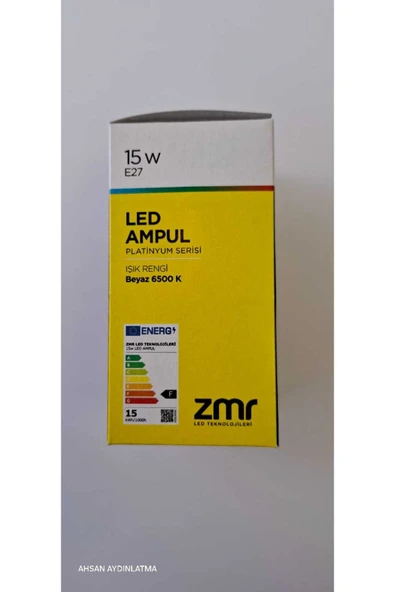Zmr Ahsan Ayd. 15W Led Ampul Işık Rengi Beyaz Duy Tip E27 - 4