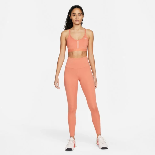 Nike Dri-FIT Indy V-Neck Kadın Pembe Bra - 2