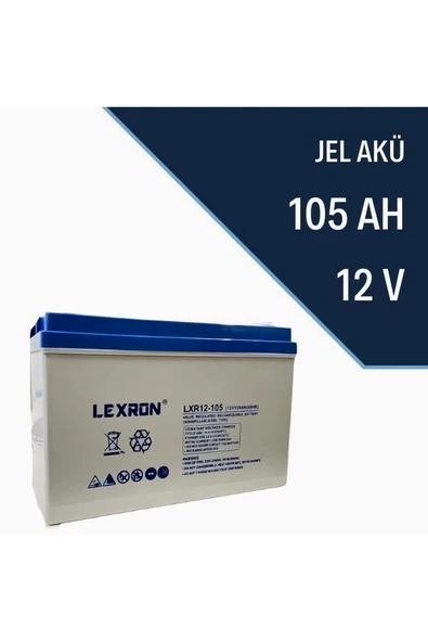 Lexron 105A - 12V Jel Akü
