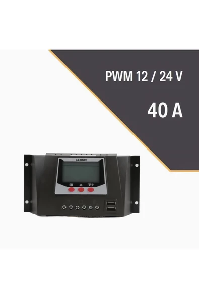 Lexron 40A Pwm Şarj Kontrol Cihazı - 2