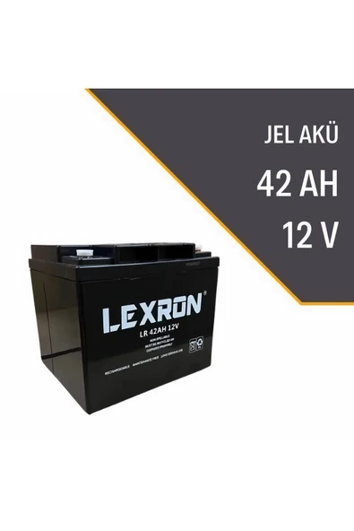 Lexron 42A - 12V Elektrikli Araç Aküsü, Jel Akü