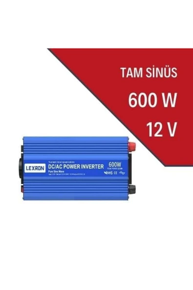 Lexron 600W-12V Tam Sinüs İnverter