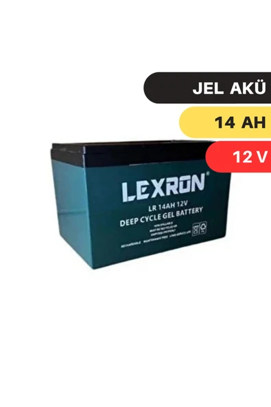Lexron 14A 12V Jel Akü