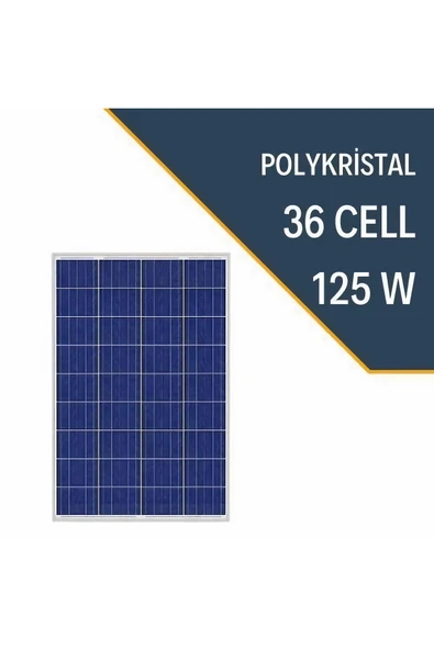 Lexron 125W Polykristal Güneş Paneli