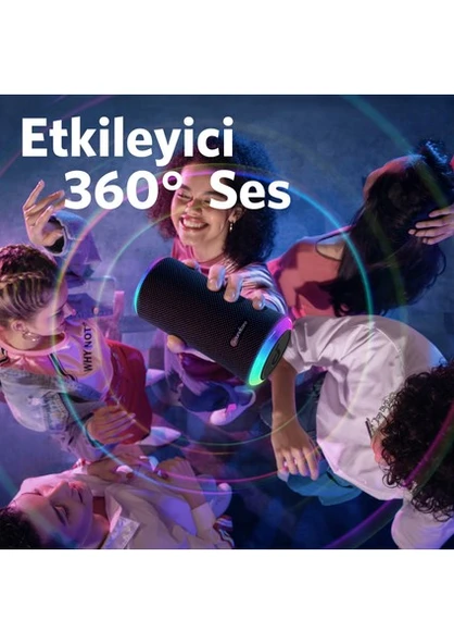 Anker SoundCore Flare II Mavi Bluetooth Hoparlör - Resim 4