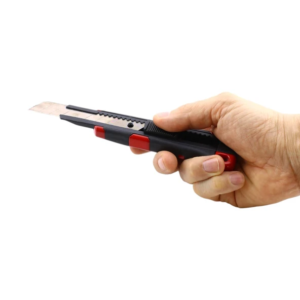 Plastik Kalın Maket Bıçağı Kırtasiye Halı Bıçağı Bıçak 16 cm - 2
