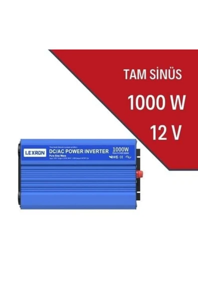Lexron 1000W-12V Tam Sinüs Inverter