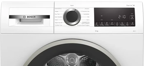 Bosch WQG24100TR 9 kg Kurutma Makinesi - 2