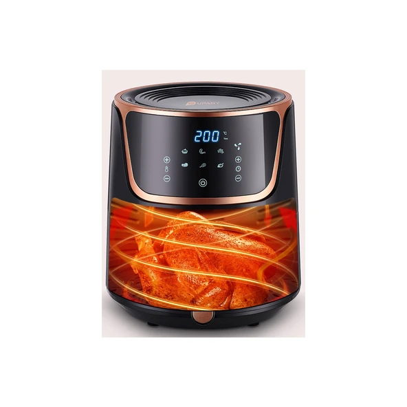 XİAOMİ UPANY XXL AİR FRYER 6,5 L YAĞSIZ FRİTÖZ SİYAH - 3