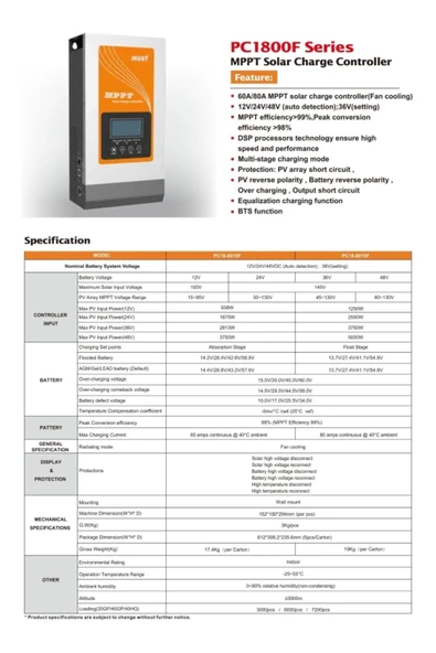 Lexron 80A Mppt Şarj Kontrol Cihazı - 2