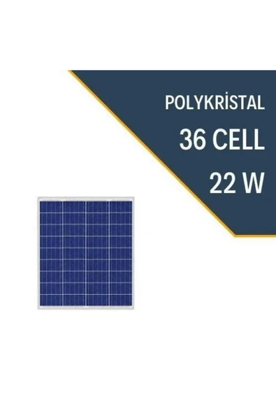 Lexron 22W Polykristal Güneş Paneli Ea5213627