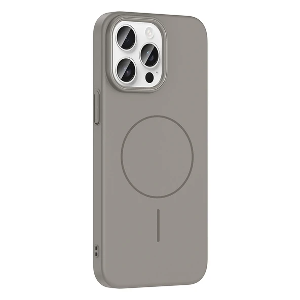 Apple iPhone 14 Pro Max Kılıf M-safe Şarj Özellikli Zore Ruby Sert Kapak - Resim 4