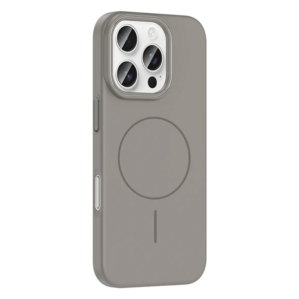 Apple iPhone 16 Pro Max Kılıf M-safe Şarj Özellikli Zore Ruby Sert Kapak - 2