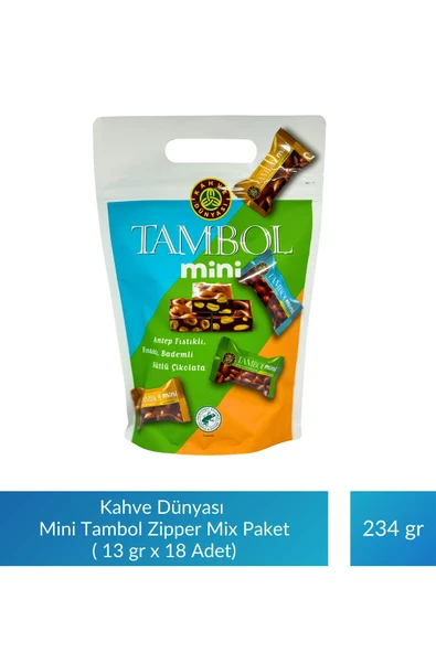 Kahve Dünyası Mini Tambol Zipper Mix Paket 13 gr x 18 Adet x 5 Paket - 2