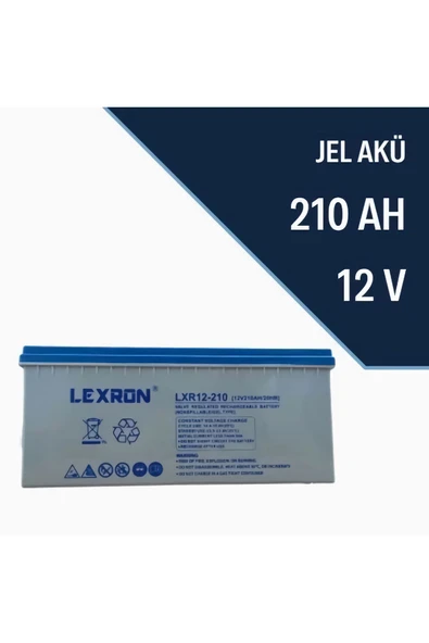 Lexron 210A -12V Jel Akü