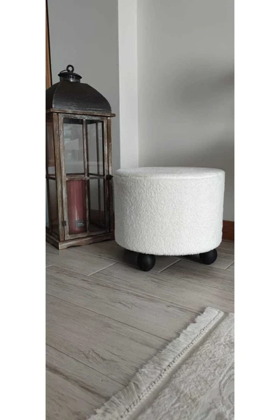 Fahrettin Küçük Puf El Yapımı Puf Kedi Yatağı Makyaj Masası Pufu Salon Pufu Oturma Odası Pufu Orta Sehpa